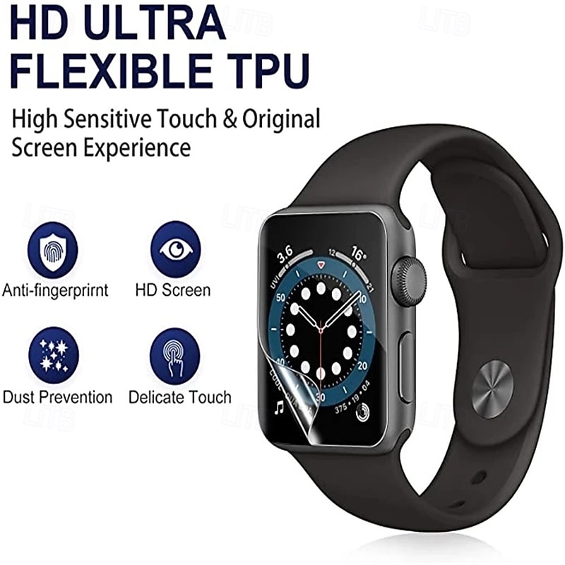 [2 Pack] 10 Pack [5 Pack] Watch Screen Protector Compatible with Apple Watch Ultra 49mm Series 8 7 41mm 45mm Series 6 5 4 SE 40mm 44mm Series 3 2 1 38mm 42mm Max Coverage Touch Sensitive Bubble Free 2026 - $10.99 –P4