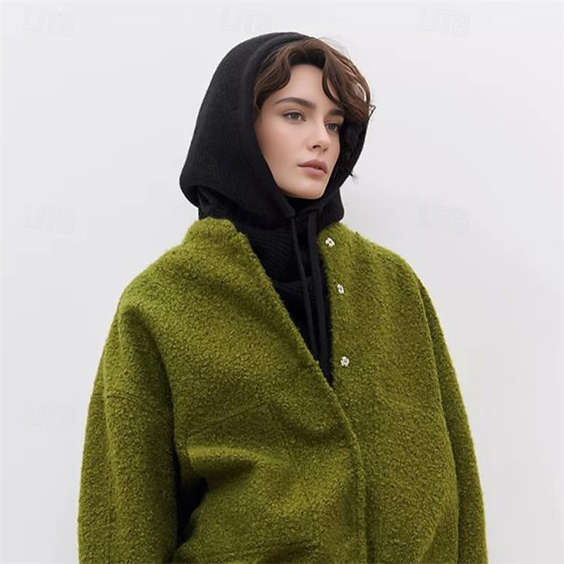 Mulheres Chapéu Chapéus de inverno A Prova de Vento Quente Diário Final de semana Tricotado Cor imaculada de 2026 por $31.99 –P2