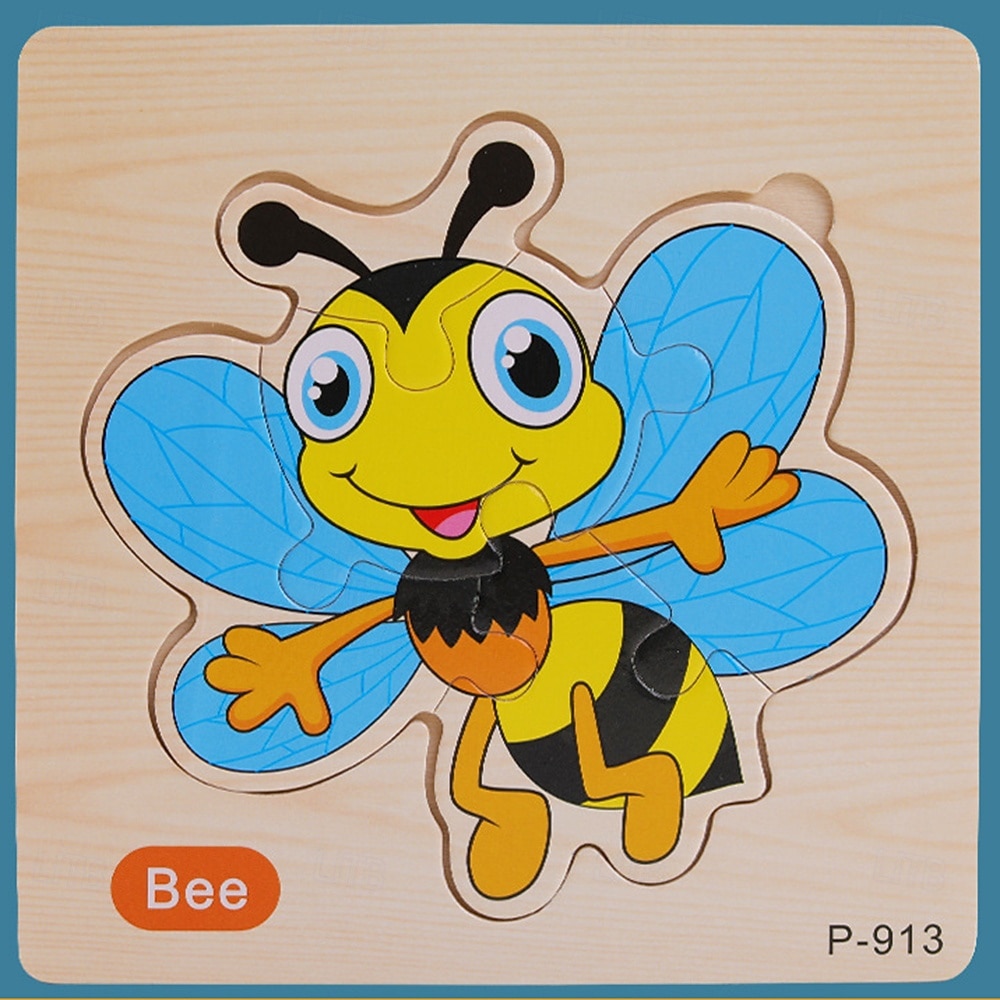 16pc Toddler Learning Puzzles - Set of 16 Wooden Peg Board Puzzles for Ages 1 2 3 - Develops Hand-Eye Coordination & Cognitive Skills Christmas Gift 2025 - $38.99 –P17