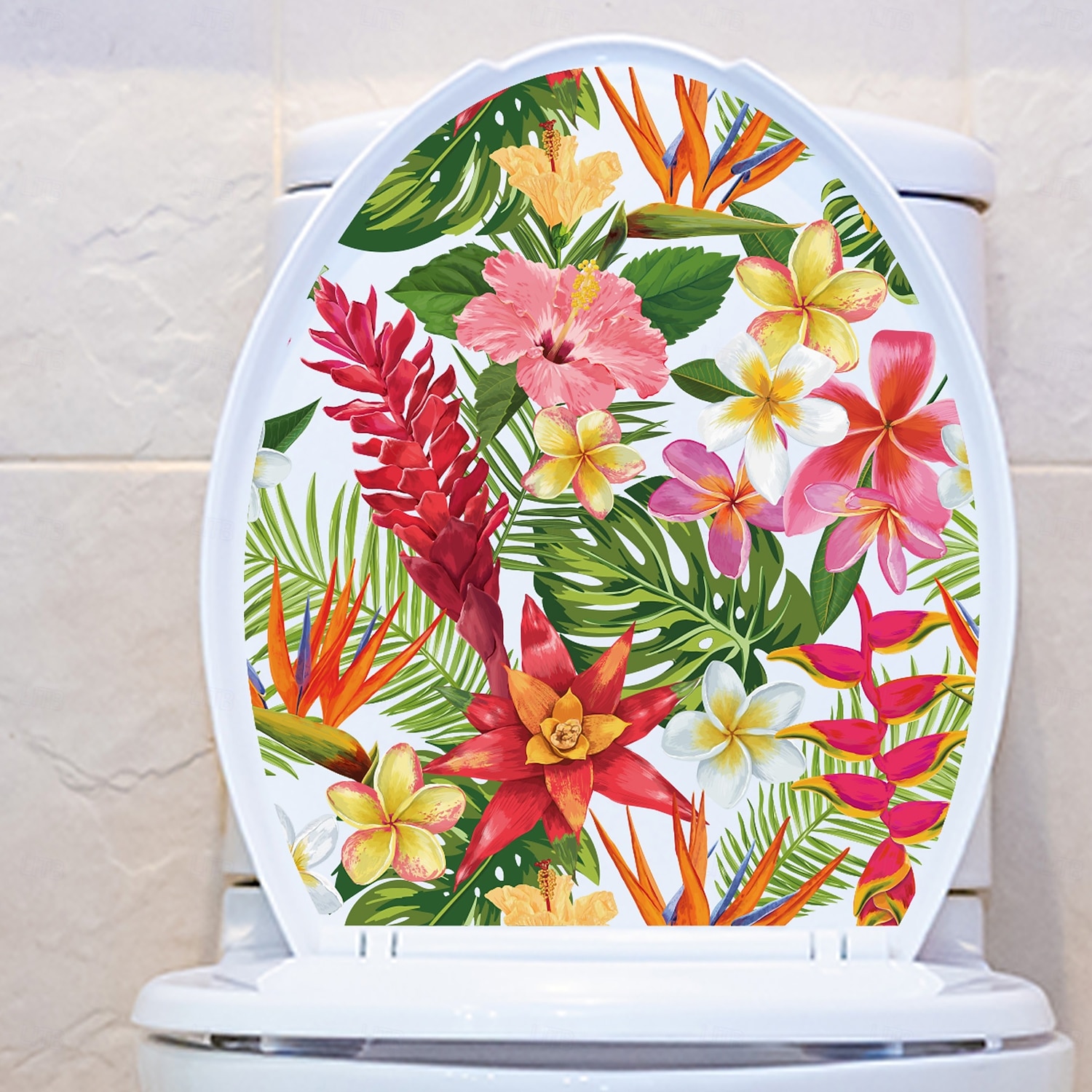 Autocollant de toilette en coquillage océan amovible, autocollant mural de salle de bain, imperméable, décor de couvercle de toilette, thème marin, accessoires de décoration pour la maison de 2026 ? $10.49 –P2