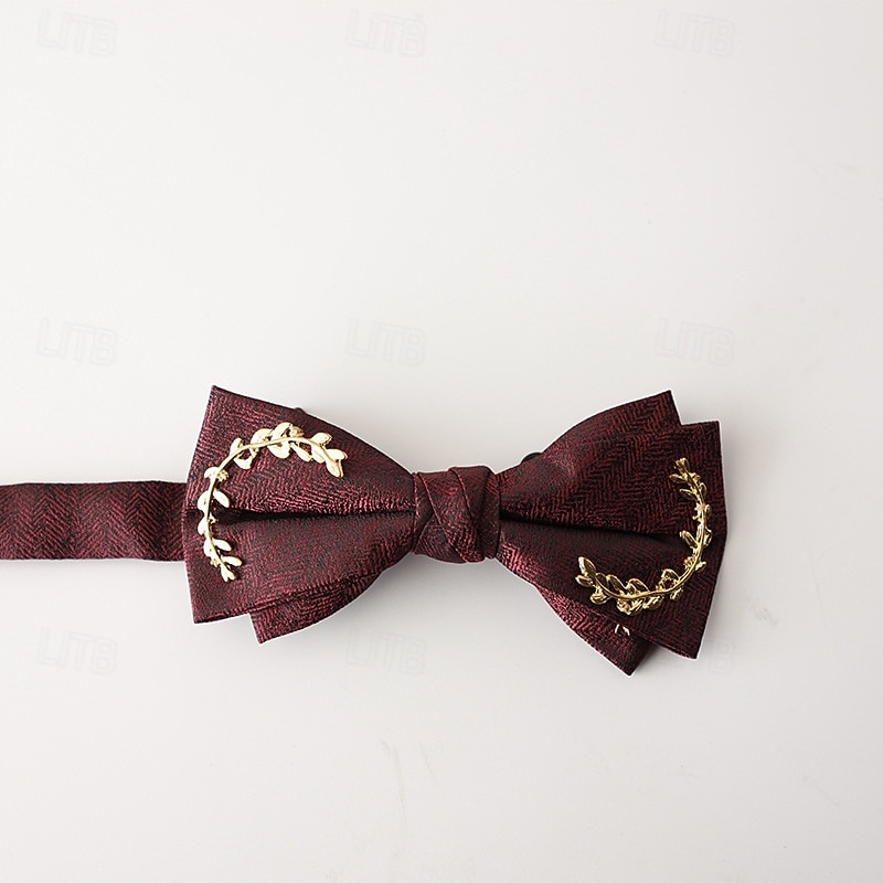 Муж. Галстуки Мода Классика Современный современный Бант Флокировка С узором Свадебные прием На каждый день 2026 - $11.49 –P5