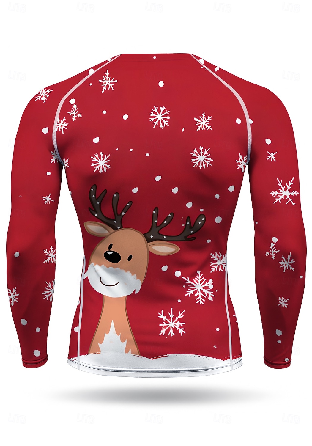 Navidad Hombre Unisexo Camiseta Running Camisa atlética Camisa de gimnasia Camisa de fitness Camisa de entrenamiento Manga Larga Camiseta Graphic UPF 50 Resistente a los rayos UV Suave Reductor del 2025 - $22.99 –P2