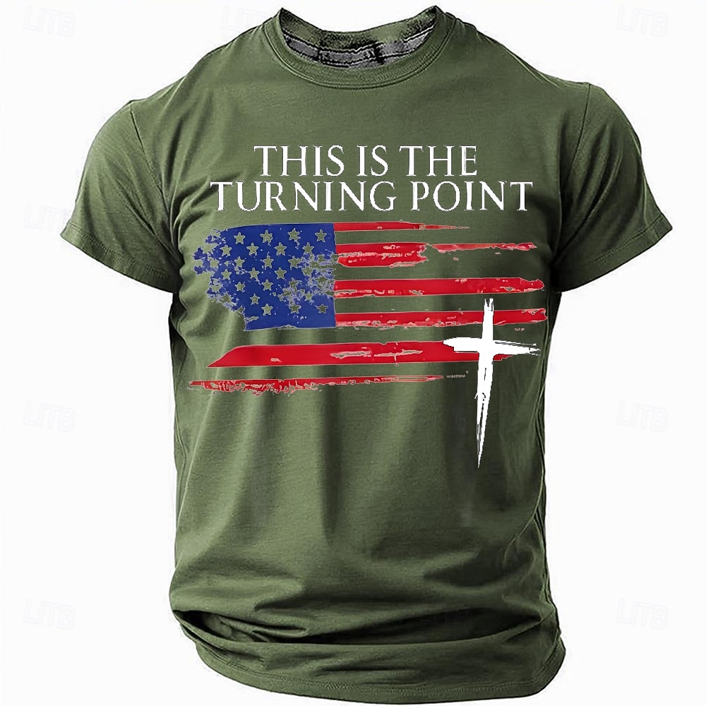 Bible 4th of July 2026 250th Memorial Day Patriotic Patriot Graphic American Flag Short Sleeve T-Shirt 2026 - $21.99 –P2