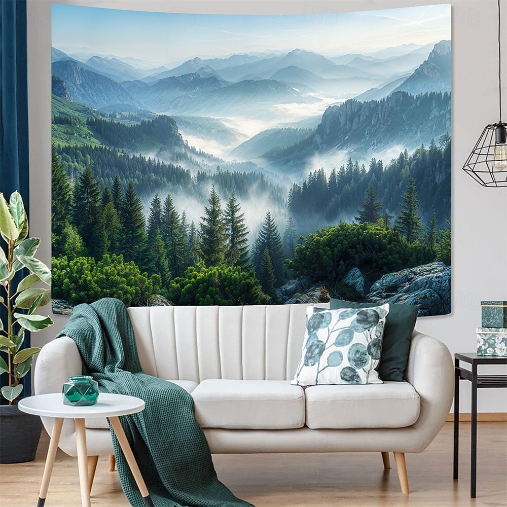 tapet Bannere Teppe Fjell 森林 3D Soverom Stue Sovesal Tenåringsrom Studentboliger Veggveranda Hjemmedekor 2026 - $20.99 –P3