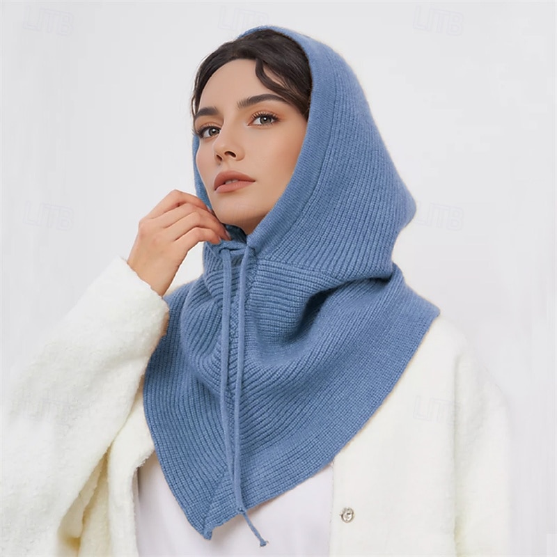 Mulheres Chapéu Chapéus de inverno A Prova de Vento Quente Diário Final de semana Tricotado Cor imaculada de 2026 por $31.99 –P6