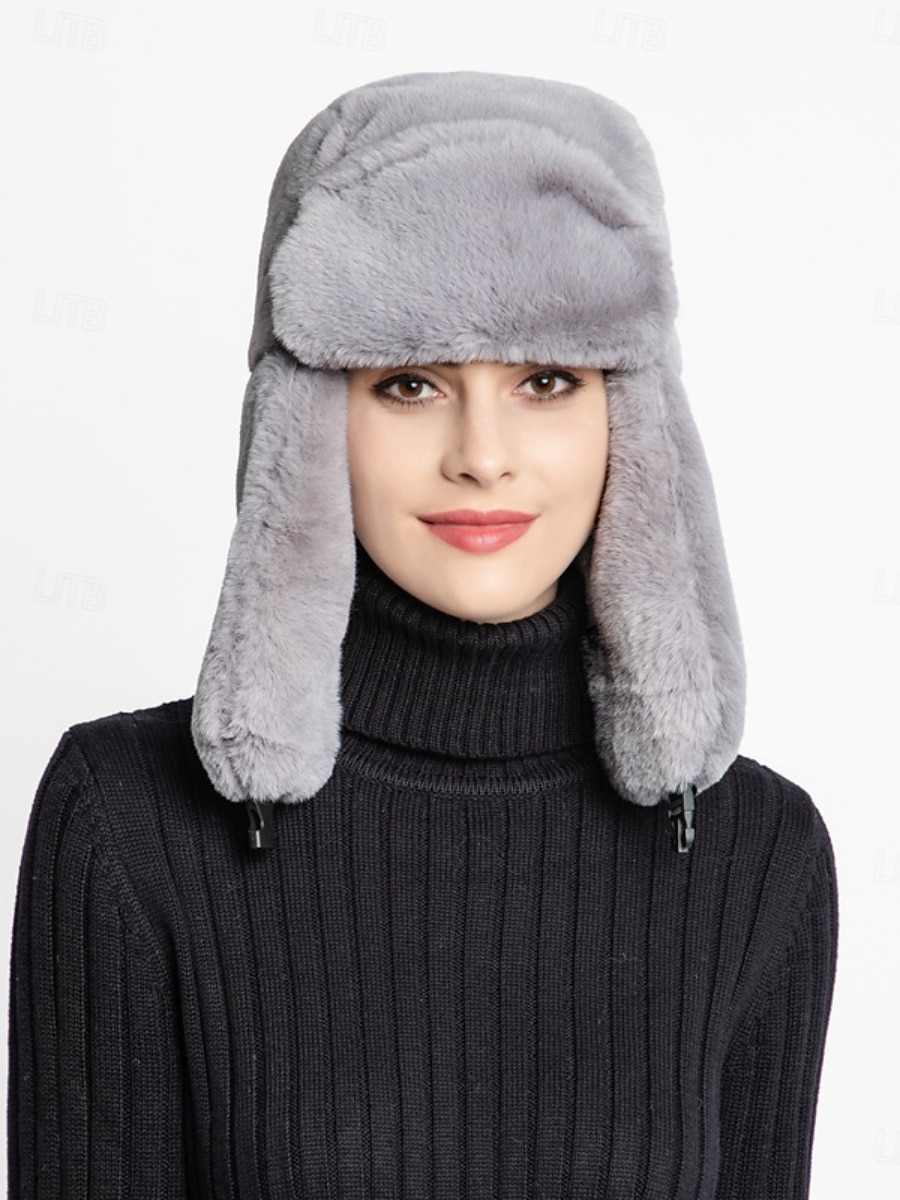 Damen Hut Wintermützen Warm Straße Täglich Wochenende Einfarbig Einfarbig 2026 - $22.99 –P9