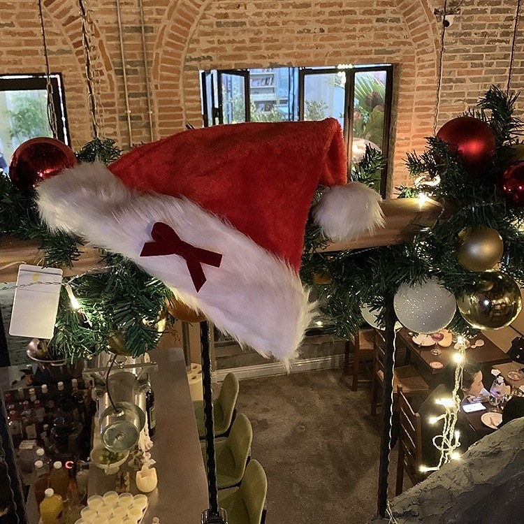 Joulupukki Mrs.Claus Joulupukin hattu Naisten Joulu Jouluasusteet Aikuiset Joulu Uusi vuosi Juhla Hattu 2025 - $13.49 –P4