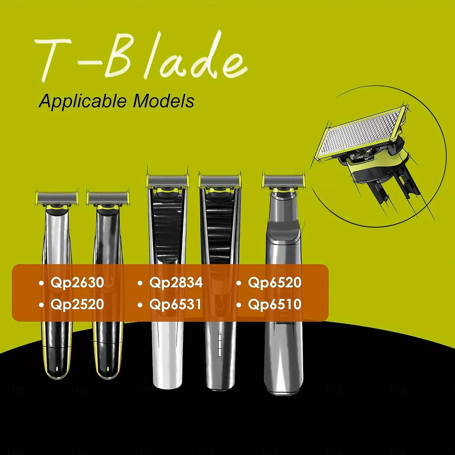 Shaver Replacement Blades Compatible with Philips One Blade QP2520 QP2630 QP2515 QP6510 QP6520 QP6530 Electric Trimmer 2026 - $47.19 –P2