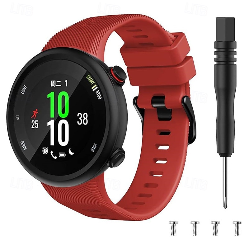 Pásek hodinek pro Garmin Forerunner 45/45s Silikon Výměna, nahrazení Popruh Nastavitelný Sportovní značka Moderní spona Náramek 2026 - $14.99 –P9