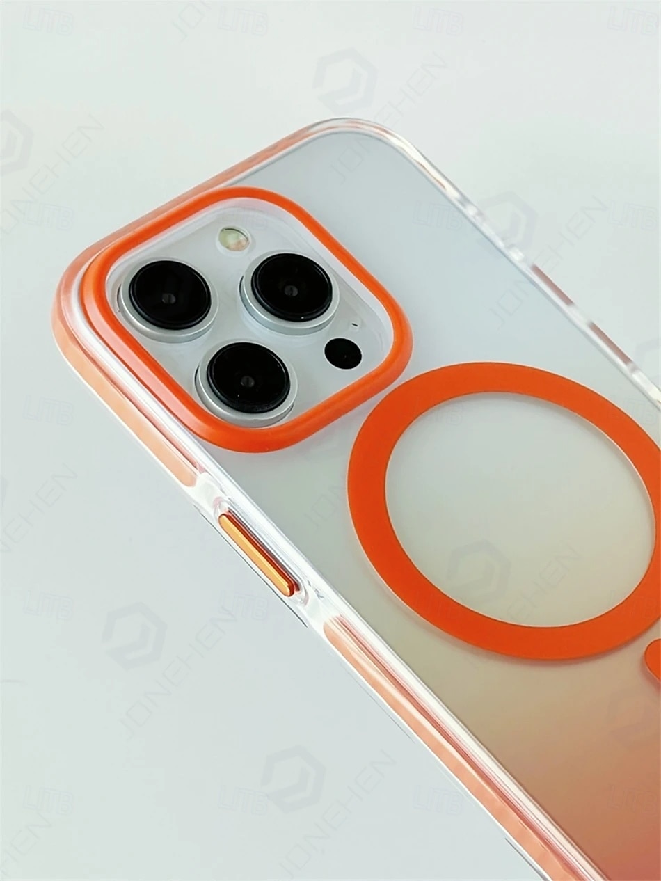 Luksuriøst gradient, eksklusivt matt, klart, sterkt magnetisk, støtsikkert deksel til iPhone 17 Air, 16, 15, 14 Pro Max, 17P, for MagSafe-ladedeksel 2025 - $16.99 –P11