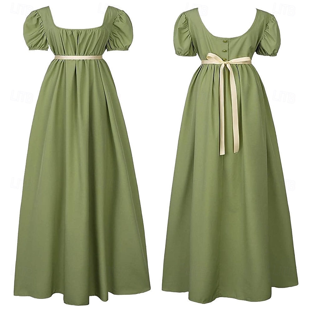 Retro Středověké Renesanční Šaty Plesové Šaty inspirované Regency Maškarní kostým Dámské Královský předvečer Všech svatých Karneval Výkon Ren Faire Retro tematická párty Dospělé Šaty 2025 - $40.99 –P1
