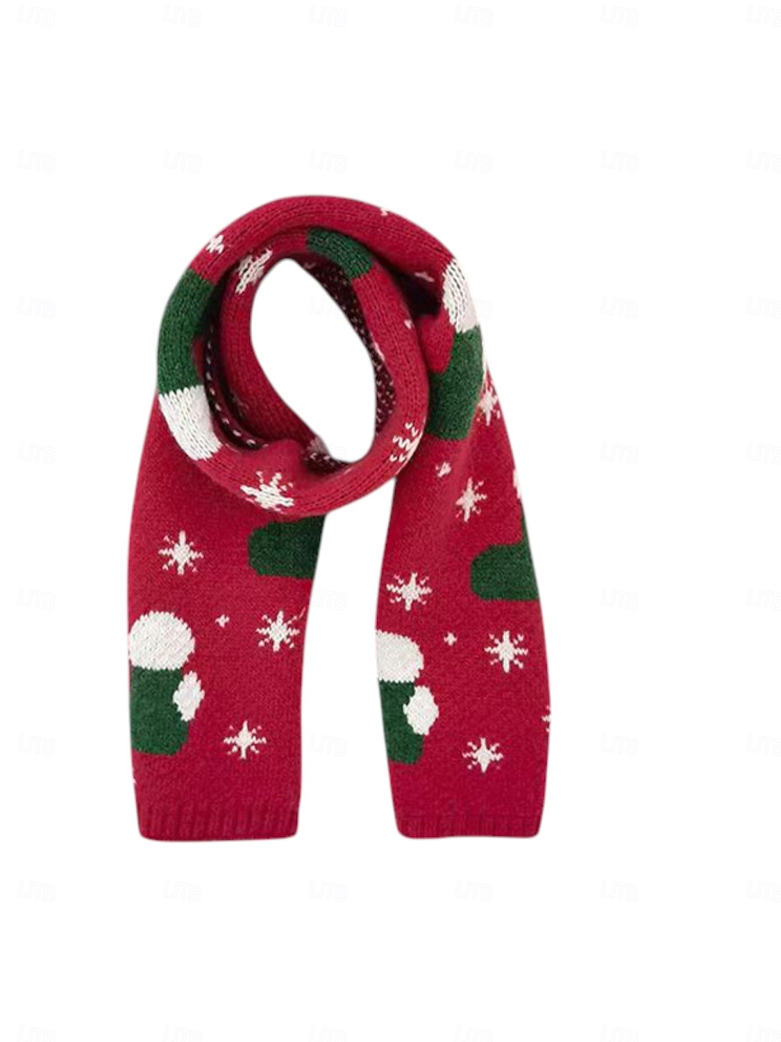 Set di cappello e sciarpa natalizi per bambini, in morbida maglia con motivi di renne e alberi, caldi accessori invernali per bambini e bambine, perfetti per le feste e le celebrazioni natalizie del 2025 a $18.99 –P7