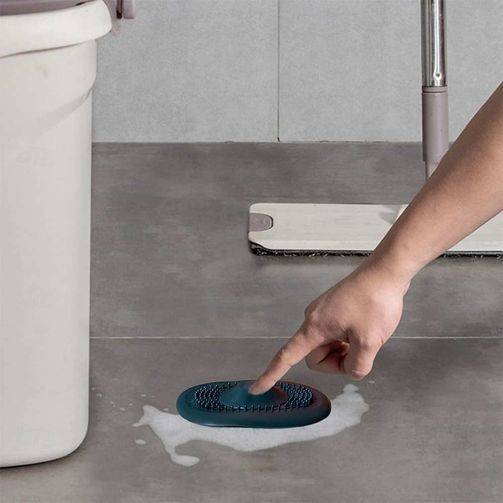 siliconen vloerafvoer - badkamerarmatuur met haarvanger badstop gootsteenzeeffilter - voor afvoeren kranen douches - thuis &tuinaccessoires 2026 - $9.99 –P5