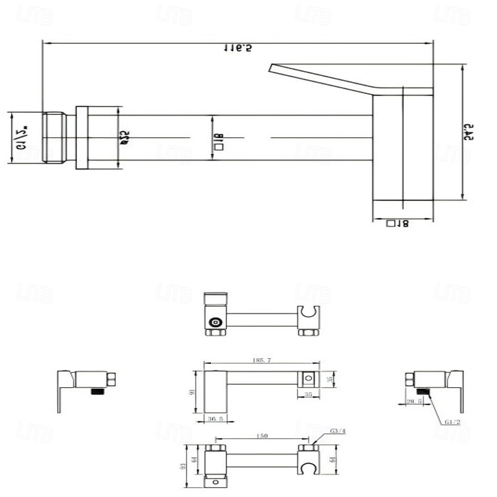 Bidé torneira Cromado Auto-limpeza Moderna de 2026 por $315.89 –P19