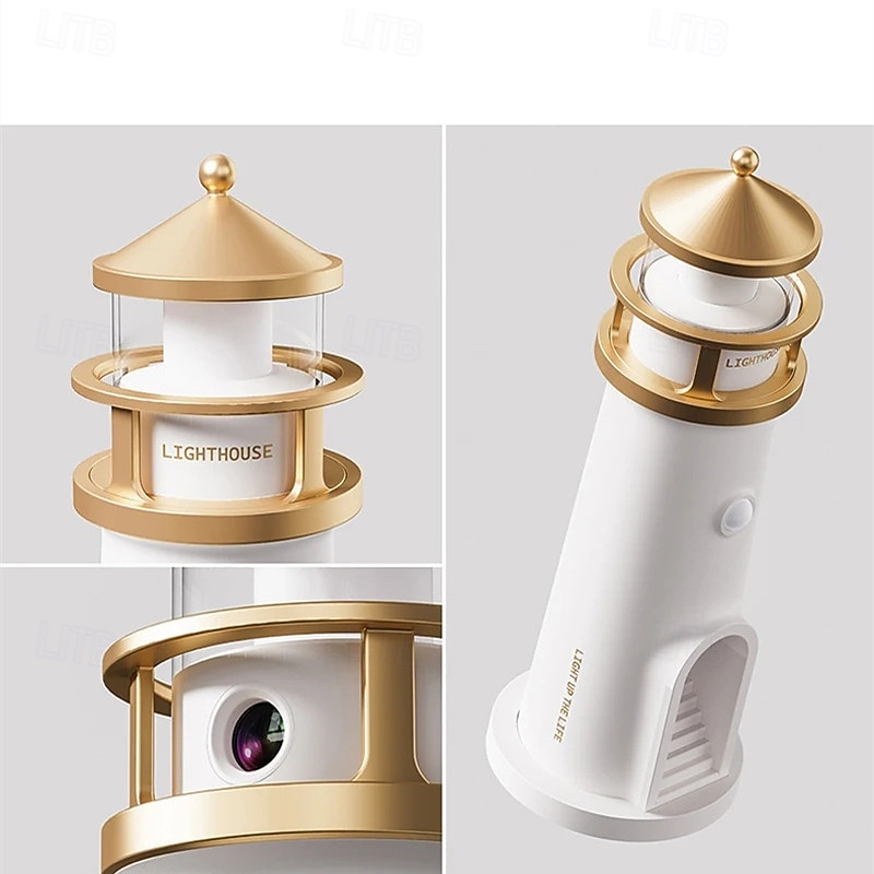 Moon Lamp Projection Lighthouse Lamps Night Light Remote Control Bluetooth Music Motion Ambient Lights Xmas Birthday Valentine's Day Gift 2026 - $39.99 –P7