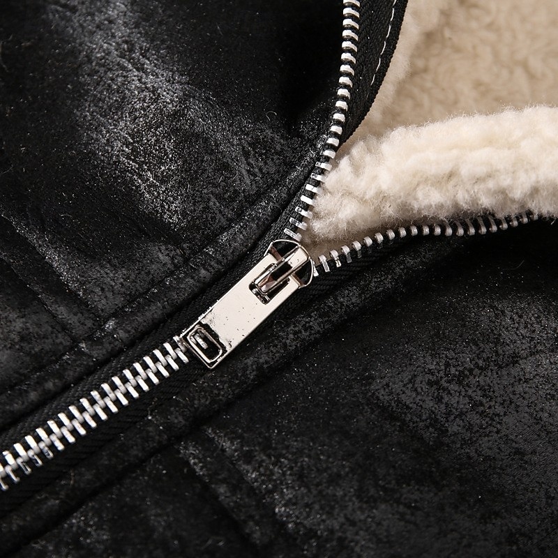 Herren Fleeceweste Weste Gilet Outdoor Täglich Mode Lässig Herbst Winter Tasche Fleece Kunstleder Polyester Warm Bequem Einfach Reisverschluss Mit Kapuze Normale Passform Schwarz Braun Weste 2025 - $52.99 –P4