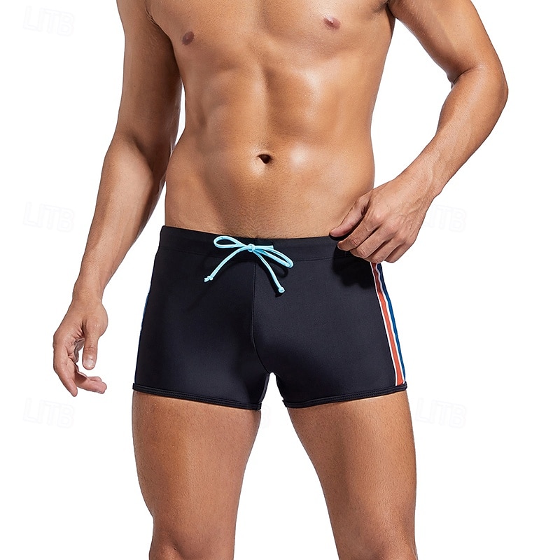 Per uomo Costume da bagno Costume da Bagno Pantaloni da bagno A righe Coulisse Elastico Traspirante Pantaloni Surf Bikini Immersione Estate del 2026 a $10.49 –P4