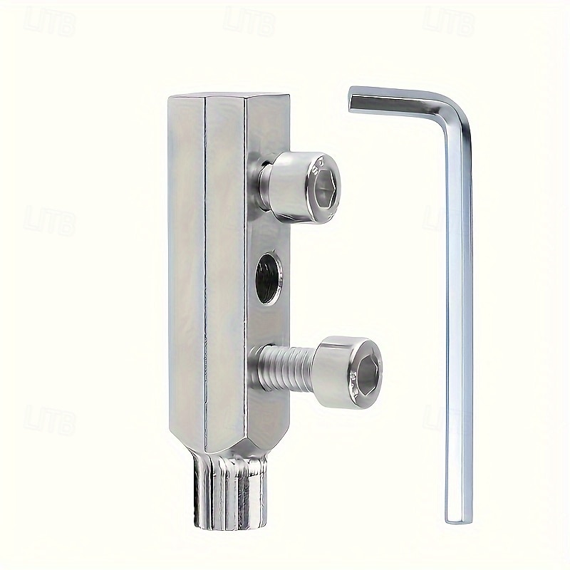 Nástroj na vytahování poškozených ventilů z kohoutku, ocelová trubka s nastavitelnou úhlou 1/2-3/4 palce &odšroubovák, snadno uchopitelný, modrá rukojeť, základní sada pro údržbu instalatéra 2026 - $9.99 –P4