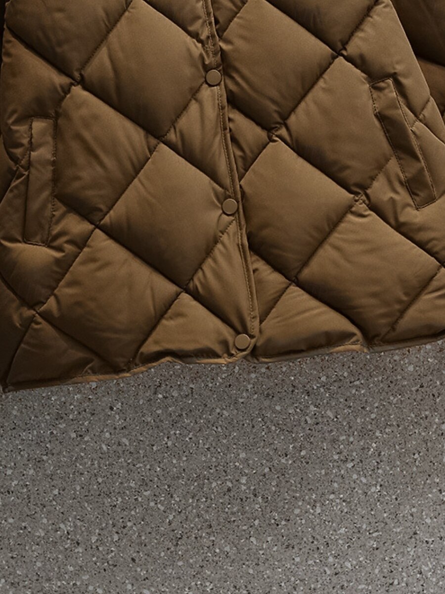 Dame Vattert jakke Bekvem Pustende Lomme Knapper Fritid عادي Feriereise Gate Avslappet Dagligdagstøy Enkeltkneppet Kort Crewneck Normal Langermet Yttertøy Svart Hvit kaffe Vår Høst 2026 - $25.99 –P8