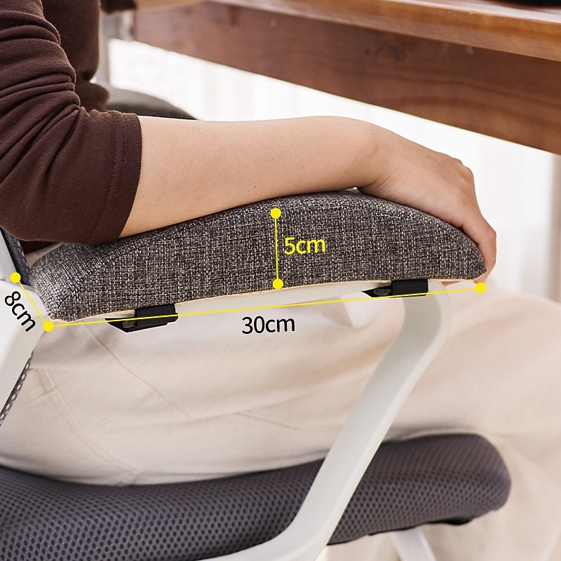 Poduszka podłokietnika na krzesło biurowe, poduszka podłokietnika na krzesło biurowe, zmywalny pokrowiec, gruba ergonomiczna poduszka na łokcie, wyściółka podłokietnika do jadalni 2026 - $17.99 –P3
