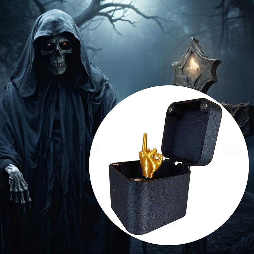 joulu mielenkiintoinen keppolahja keskisormi rasiassa joulurasia hauska luova lahja toimiston työpöydän sisustus kodinsisustus hauska keskisormi keppo stressinlievityslahja 2026 - $9.99 –P9