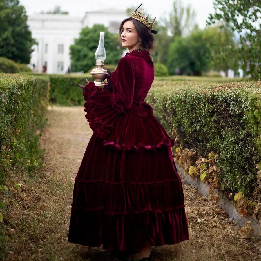 victorian garden party dresses Party Dress French Summer Women Pink Striped Mid-Calf Sleeve Lace-up Bow Hepburn Romantic Princess Victorian Chic from Dhgate Urban Sexy Dresses