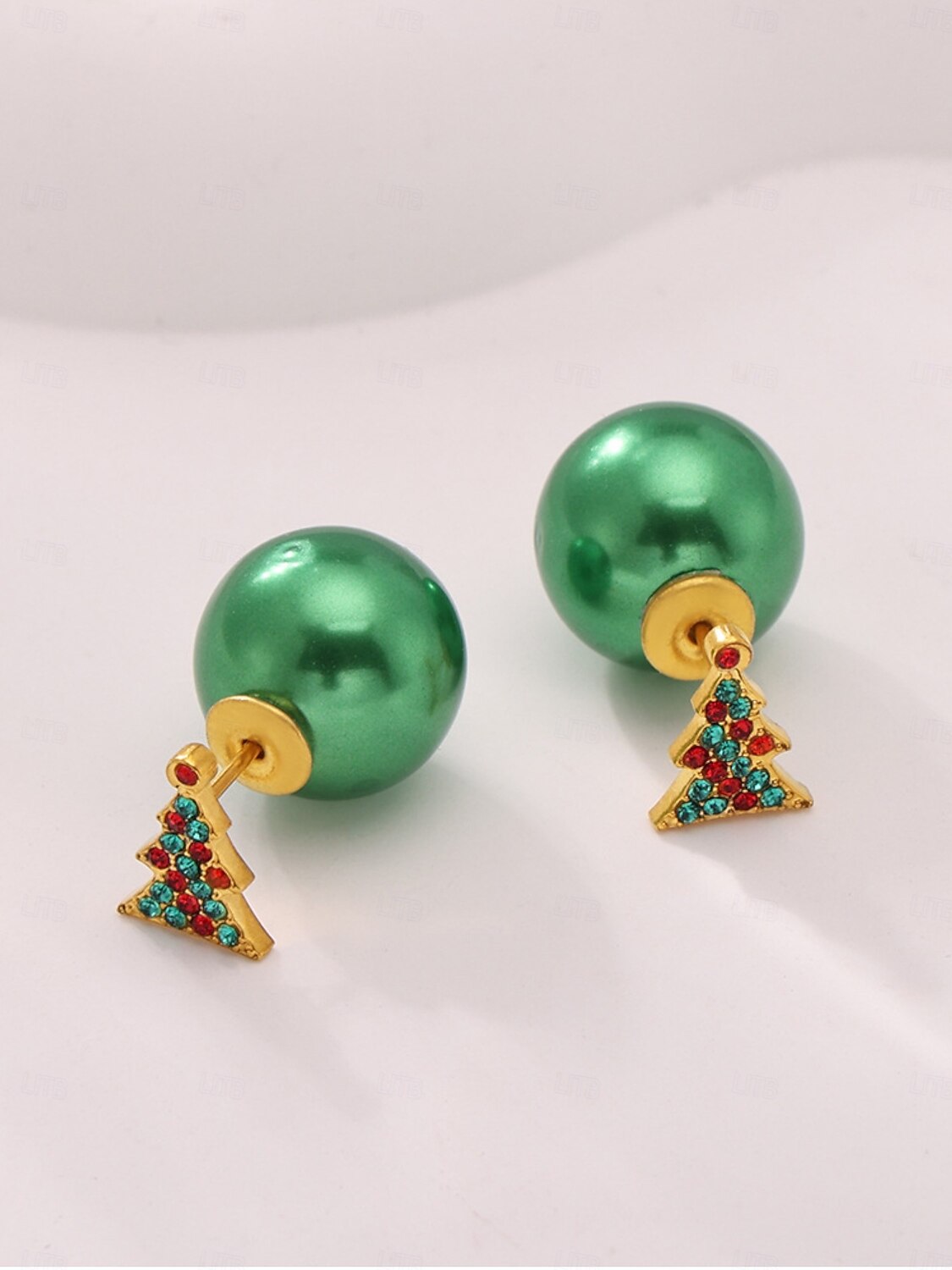 Damskie Kolczyki w kształcie obręczy Stop Święta Moda Zaokrąglony 2026 - $14.99 –P1