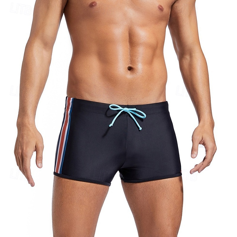 Per uomo Costume da bagno Costume da Bagno Pantaloni da bagno A righe Coulisse Elastico Traspirante Pantaloni Surf Bikini Immersione Estate del 2026 a $10.49 –P1
