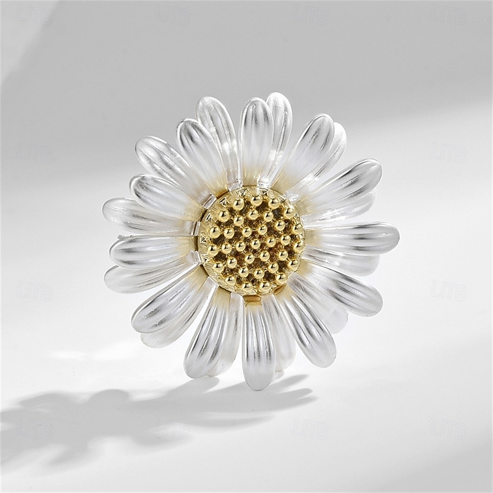 Brooches Floral Fashion Cute Simple Brooch Jewelry Silver For Wedding Party Gift Engagement Prom Festival 2026 - $17.49 –P6