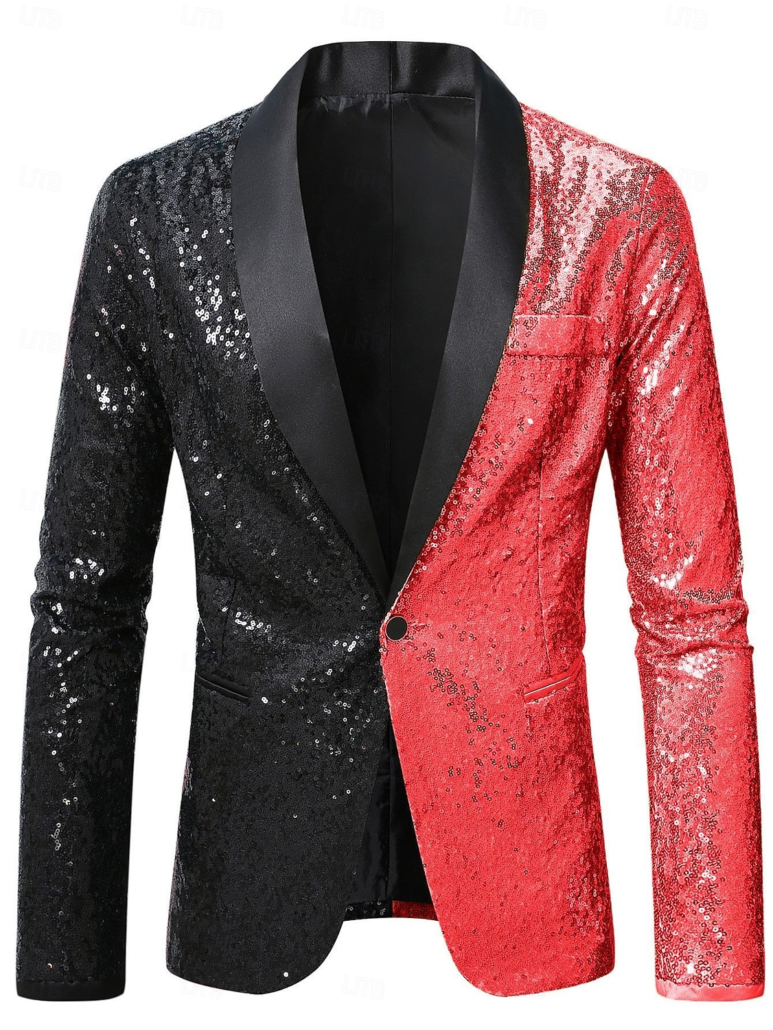 Discotecă Amuzant Σακάκι Blazer Costum de petrecere de Crăciun Paiete Costume de fancy Bărbați Rochie Elegantă An Nou Petrecere și seară Petrecere cu tematică retro Adulți Geacă 2026 - $87.99 –P14