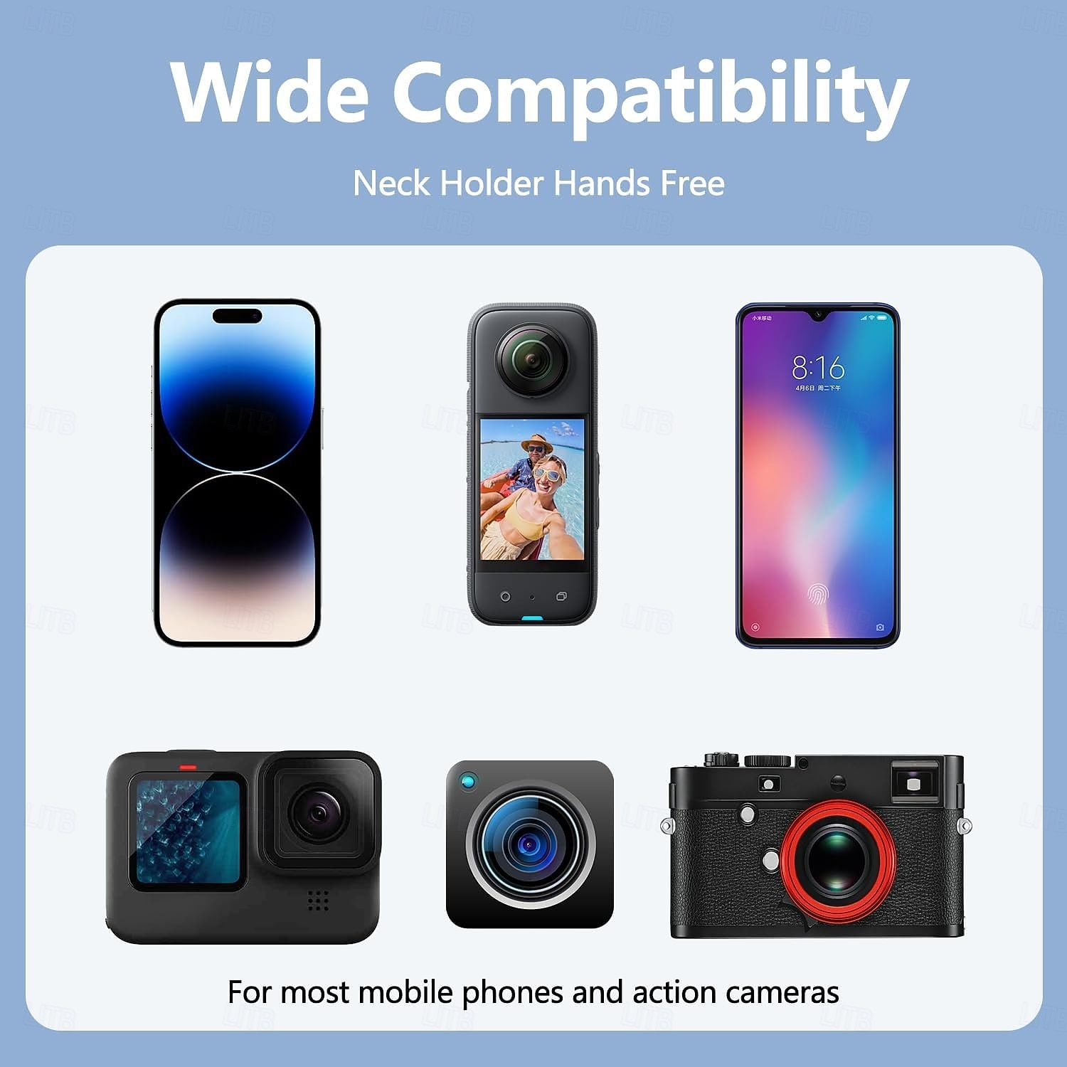 Neck-hanging phone mount for first-person perspective shooting chest-mounted stabilizer for outdoor sports filming anti-shake accessory 2026 - $25.99 –P8