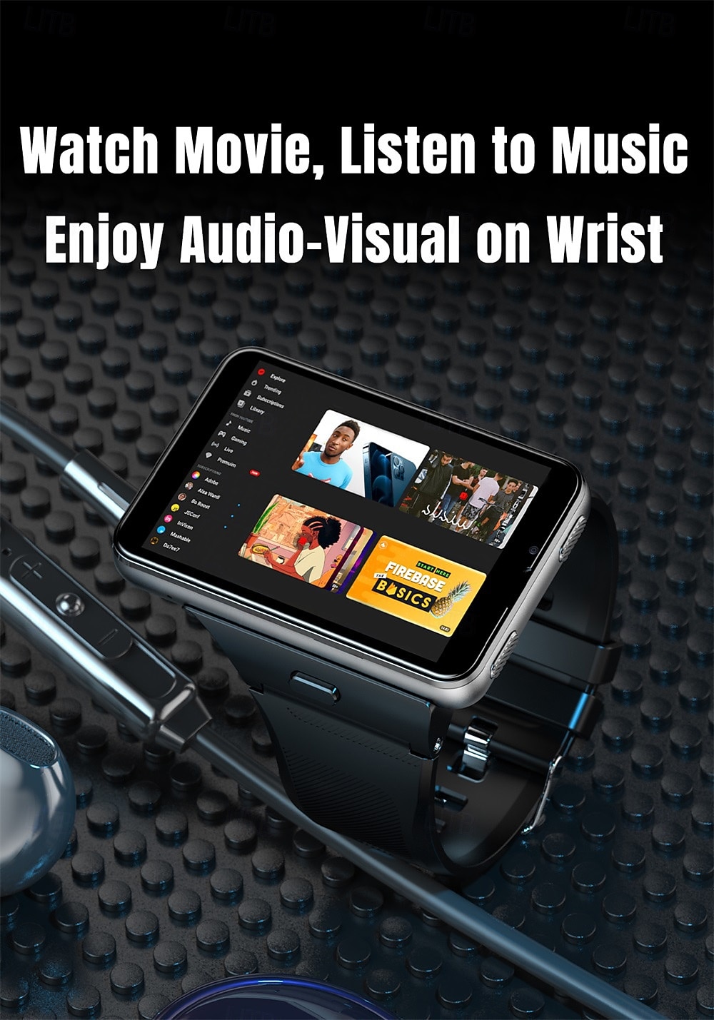 2025年 APPLLP Max スマートウォッチ 2.88 インチ スマート·ウォッチ スマートウォッチ電話 4G LTE ブルートゥース 歩数計 睡眠サイクル計測器 座りがちなリマインダー と互換性があります Android iOS 女性 男性 GPS 長時間スタンバイ ハンドフリーコール IPX-5  コレクション – $224.89 –P12