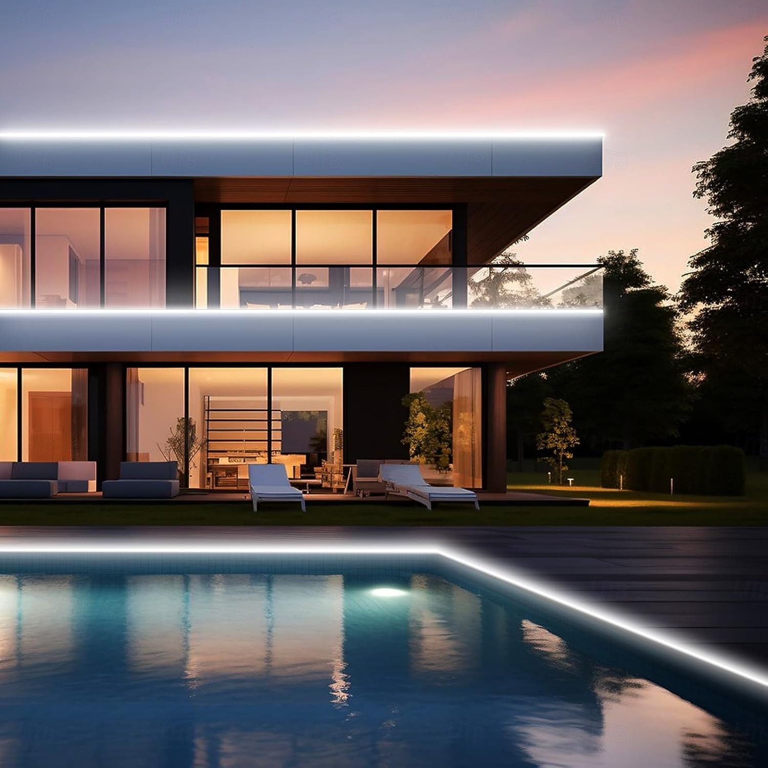 2025年 LED防水IP65ライトストリップ、16.4～328フィート、強力な粘着剤付きLEDライトストリップ、単列120LED、二列240LED、オン/オフスイッチ付きプラグワイヤー、屋内寝室キャビネット下装飾用  コレクション – $21.99 –P12