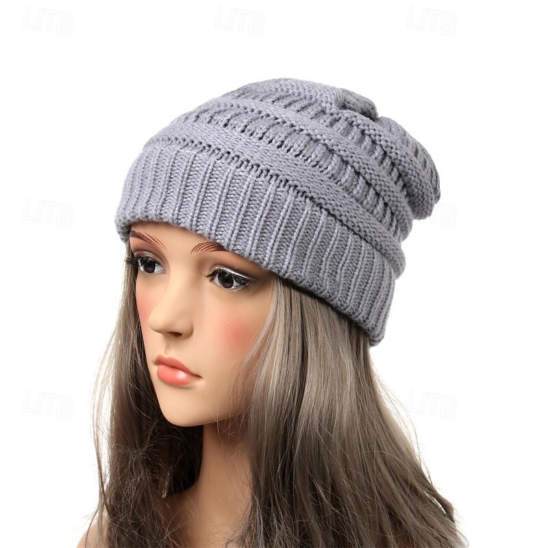 Damen Hut Wintermützen Warm Outdoor Ferien Gestrickt Einfarbig 2026 - $17.99 –P1