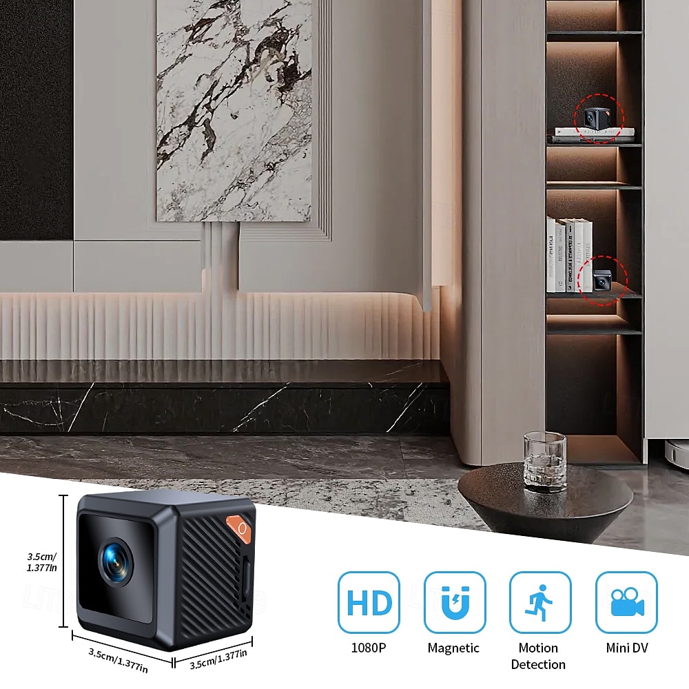 1080P Spy Camera WiFi Camera Hidden Home Security Nanny Cam with Phone App Control Mini Small Cam Night Vision Motion Detection Video Recording 2025 - $24.99 –P6