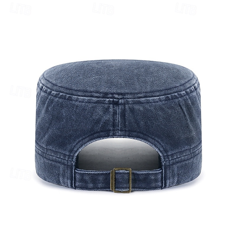 Pánské PLacatá čepice Kšiltovka Sluneční klobouk Trucker Hat Černá Námořnická modř Bavlna Módní Na běžné nošení ulice Denní Bez vzoru Nastavitelná Proti sluci Prodyšné 2026 - $8.49 –P9
