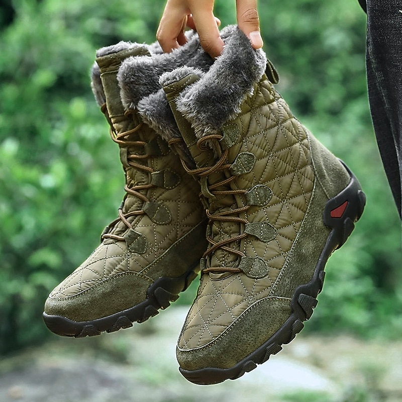 Tan Suede Men's Winter Boots with Fur Lining – Warm and Durable Footwear for Snowy Adventures and Outdoor Holiday Activities 2026 - $64.99 –P8