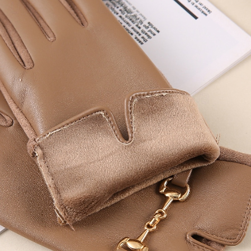 Жен. 1 пара С пальцами / Зимние Активный / Уличный стиль Перчатки - Полотняное плетение Стильные 2026 - $13.99 –P9