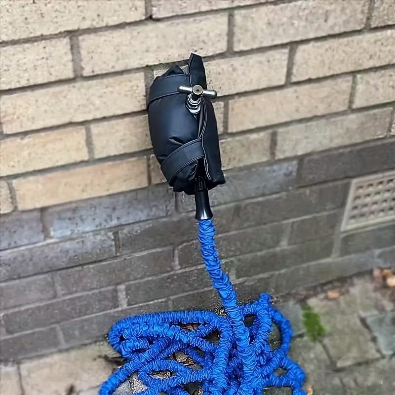 Balení 2 venkovních krytů na kohoutky pro zimní ochranu před mrazem, odnímatelné izolované chrániče kohoutků, snadno instalovatelné zimní ohřívače kohoutků, odolné kryty odolné vůči povětrnostním 2026 - $20.99 –P7