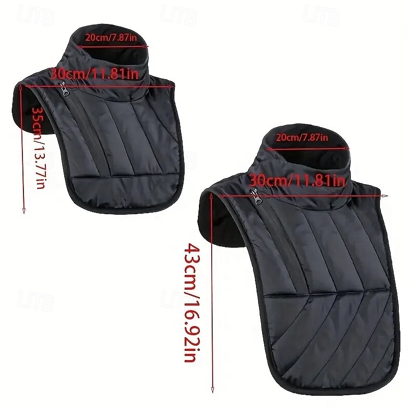 Vindtett termisk halsvarmer med - lett kaldt vær egnet for motorsykkelkjøring og skikjøring &vintersport - vindtett halsmansjett for utendørsaktiviteter 2026 - $35.99 –P4