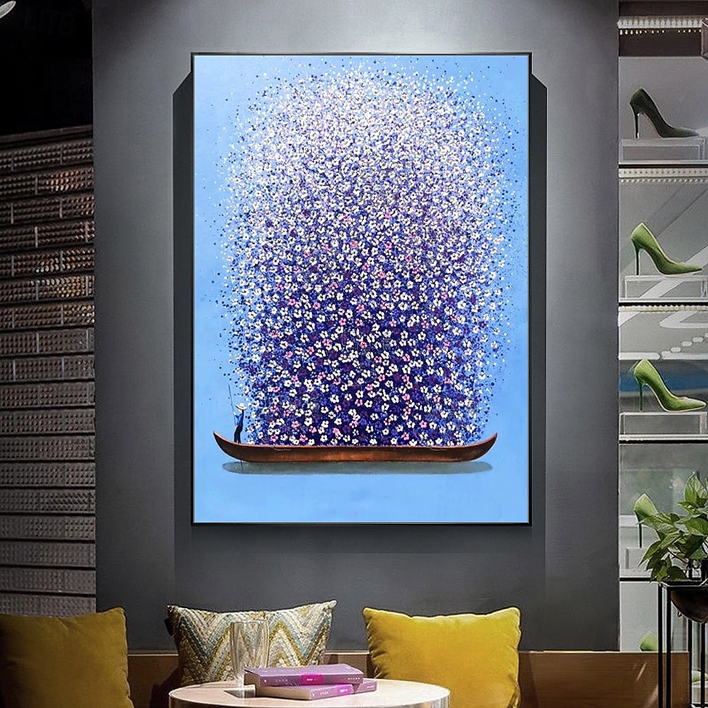 Mintura Hand Painted Return with a Full Load Oil Paintings on Canvas Modern Wall Art Picture For Home Decoration Ready To Hang With Stretched Frame 2026 - $133.99 –P4