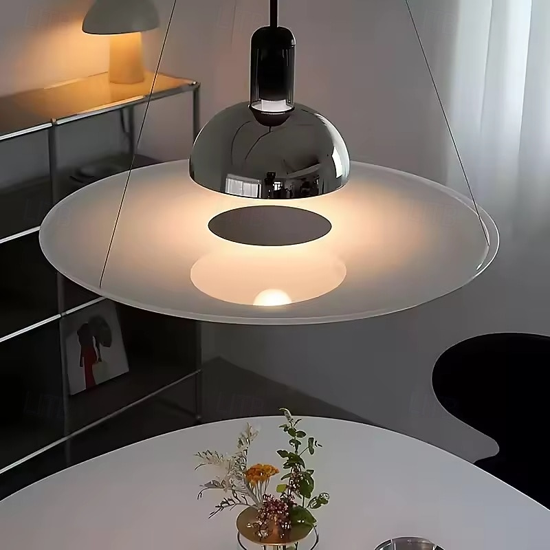απλό λευκό γωνιακό μενταγιόν από λουσίτη με led &Λαμπτήρας πυρακτώσεως και προσαρμόσιμο μήκος ανάρτησης 110-240v 2026 - $349.99 –P5