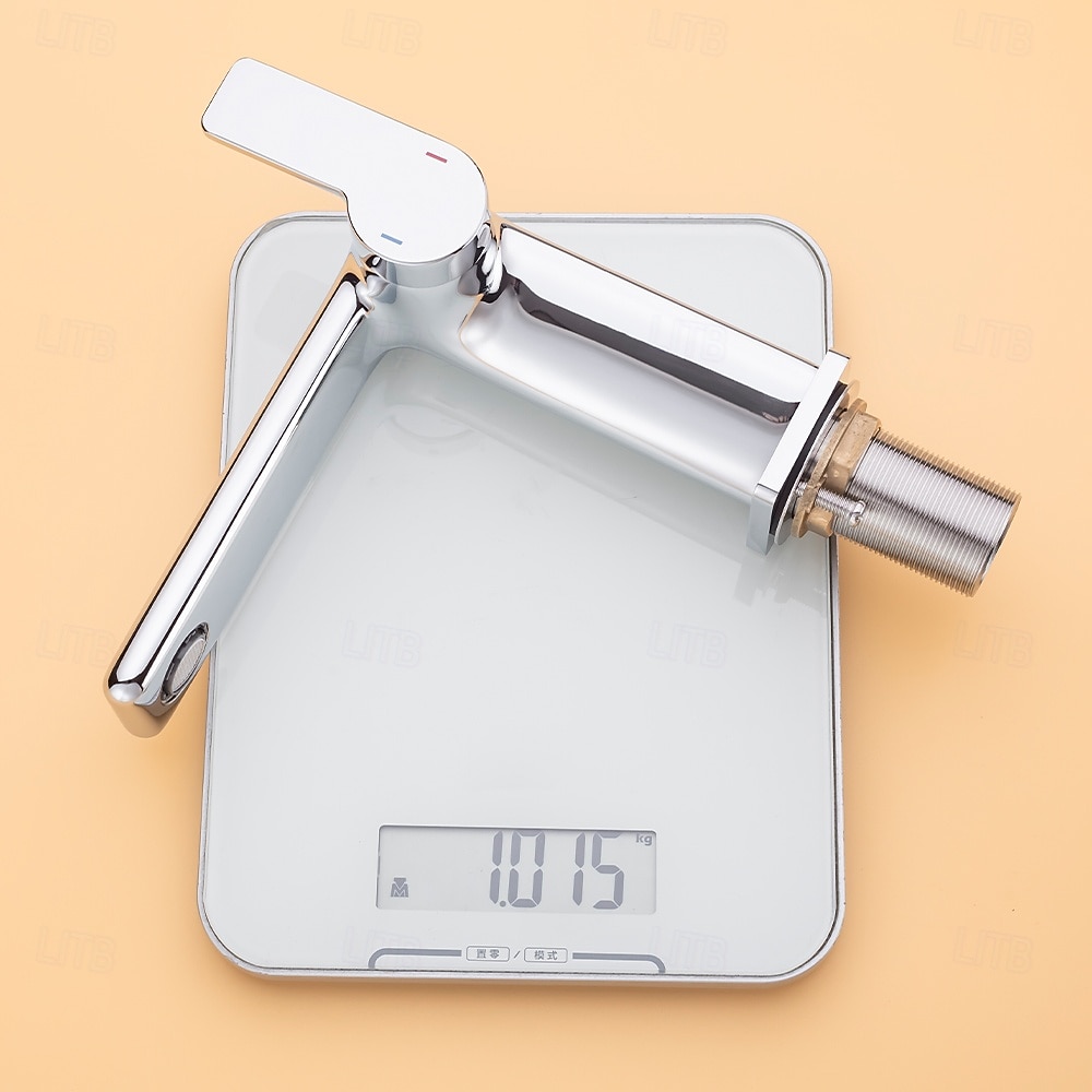 Bathroom Sink Faucet - Classic Electroplated Centerset Single Handle One HoleBath Taps 2025 - $194.99 –P2