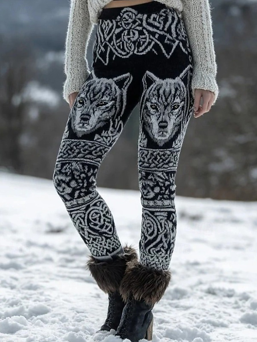 Γυναικεία Βίκινγκ Μποho Leggings Vintage Εθνοτική Στιλ Καθημερινή Πλήρους Μήκους Ψηλή Μέση Γραφικό Αφηρημένο 3D Εκτύπωση Γρήγορη Στεγανότητα Αναπνευστικότητα Μαλακό Ελαστικό Υπαίθριες Διακοπές Σπίτι 2026 - $21.99 –P3