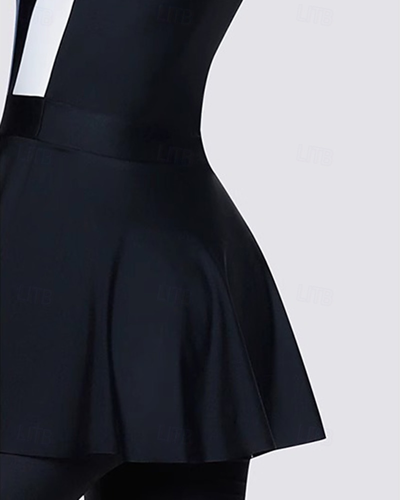 Γυναικεία Προστατευτικά Μαγιό Μαγιό Μαγιό Μαύρο Προστασία UV Έλεγχος κοιλιάς Σέρφινγκ Κανό Ψαροντούφεκο Καλοκαίρι 2026 - $28.99 –P3