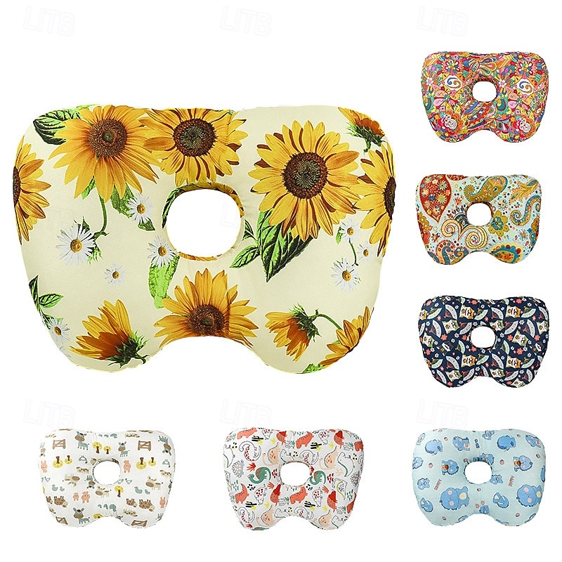 Polštářek do ušního otvoru z polypropylenové bavlny s pomalým odrazem, polštářek ve tvaru slunečnice, opěrný polštářek do ušního otvoru pro spaní na boku, pohodlný polštářek do ušního otvoru pro lepší 2026 - $22.99 –P8