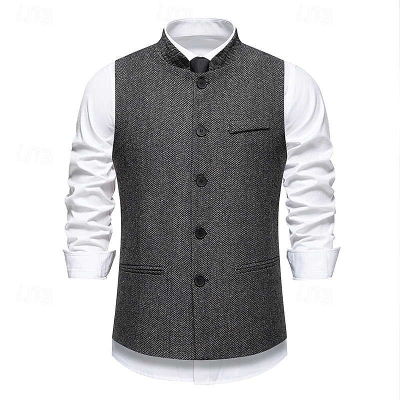 Retrò Vintage Anni Ruggenti Anni 1920 Gilet Il grande Gatsby Gangster Costume Per uomo Halloween Carnevale Mascherata Festa & Sera Adulti Gilet del 2026 a $32.99 –P10