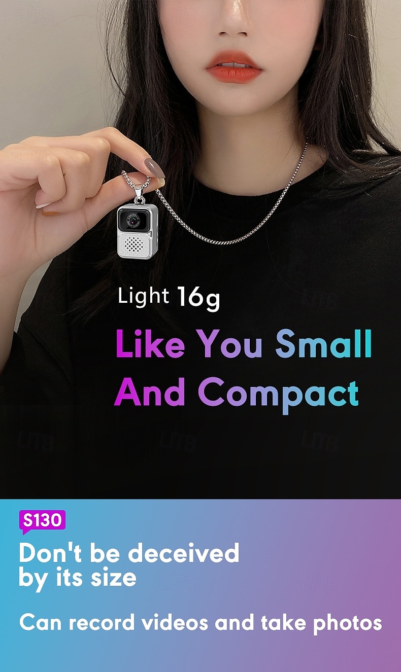 Brand New Thumb Camera Mini Video Photo Recording Necklace Camera Portable Creative Camera Essential For Outdoor Photography. 2026 - $34.99 –P4