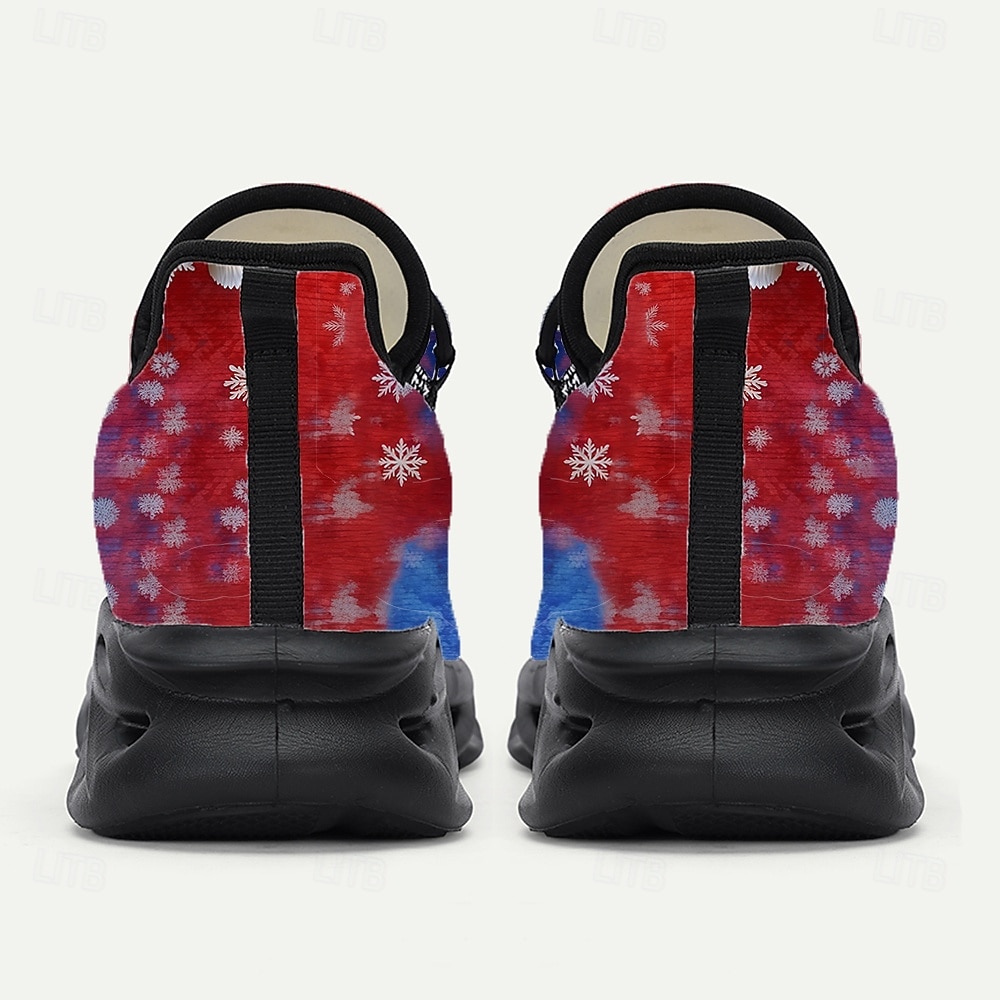 Fun Ugly Christmas Shoes Men's 3D Print Cartoon Character Design Graphic Sneakers with Festive Snowflake Design 2026 - $42.99 –P5
