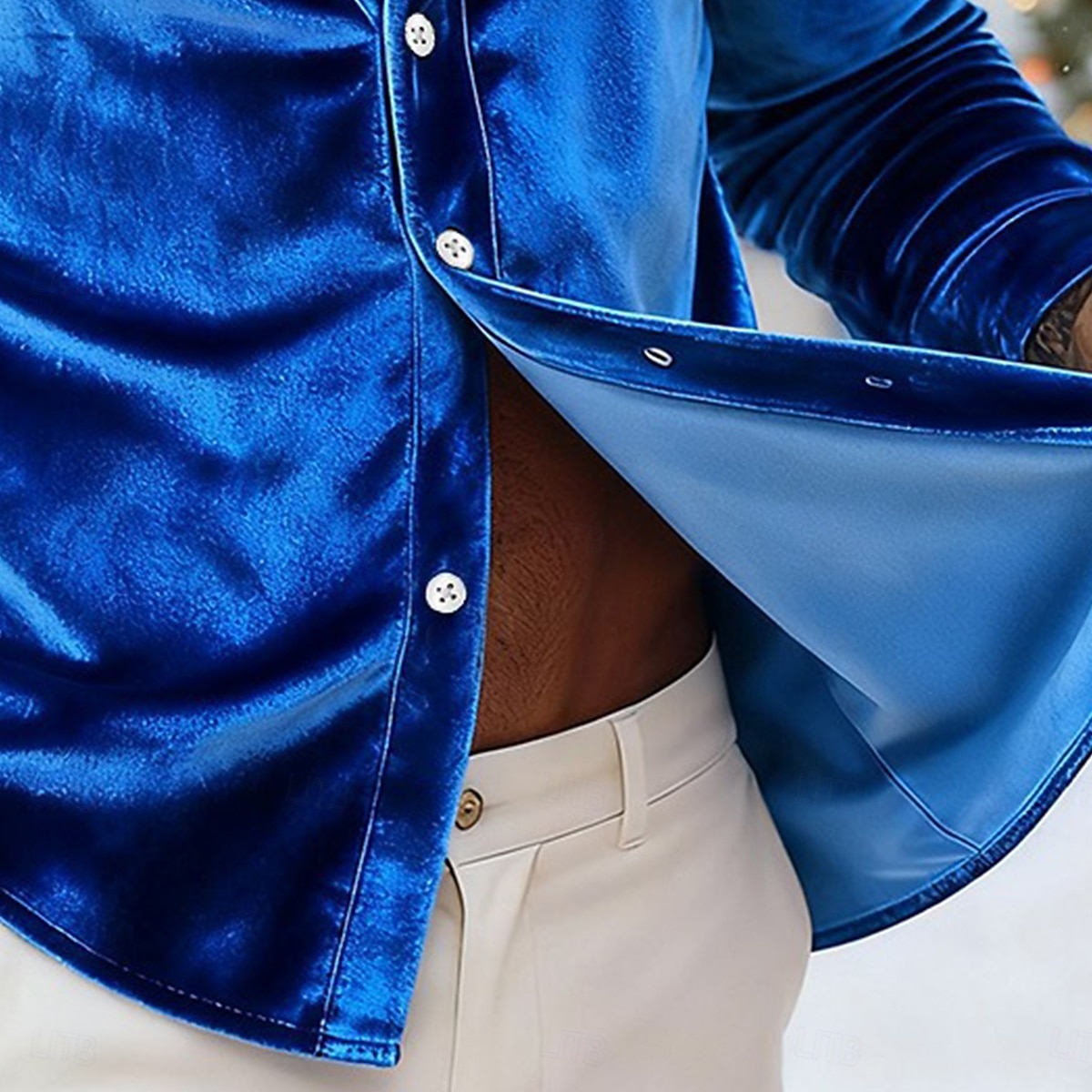 Per uomo Camicia Camicia casual Camicia di Natale Camicia di velluto Vino Blu reale Manica Lunga Tinta unica Semplice Colletto a Camicia Casuale Quotidiano Bottoni Abbigliamento Velluto Natale del 2026 a $14.99 –P4